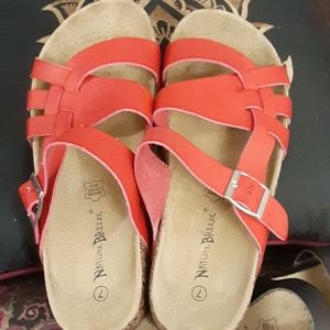 Womans Red sandals S -7